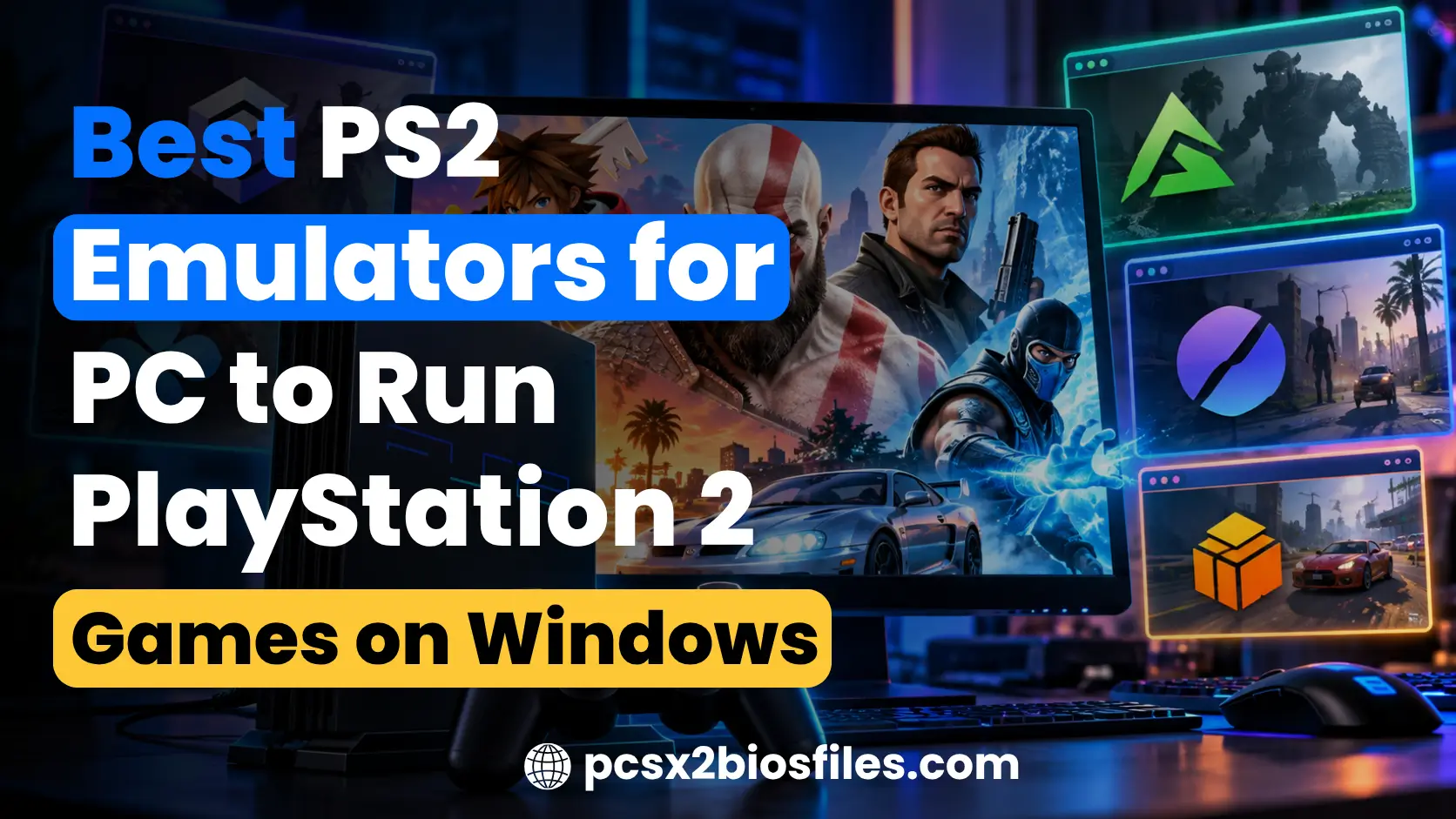 Best PS2 Emulators for PC to Run PlayStation 2 Games on Windows