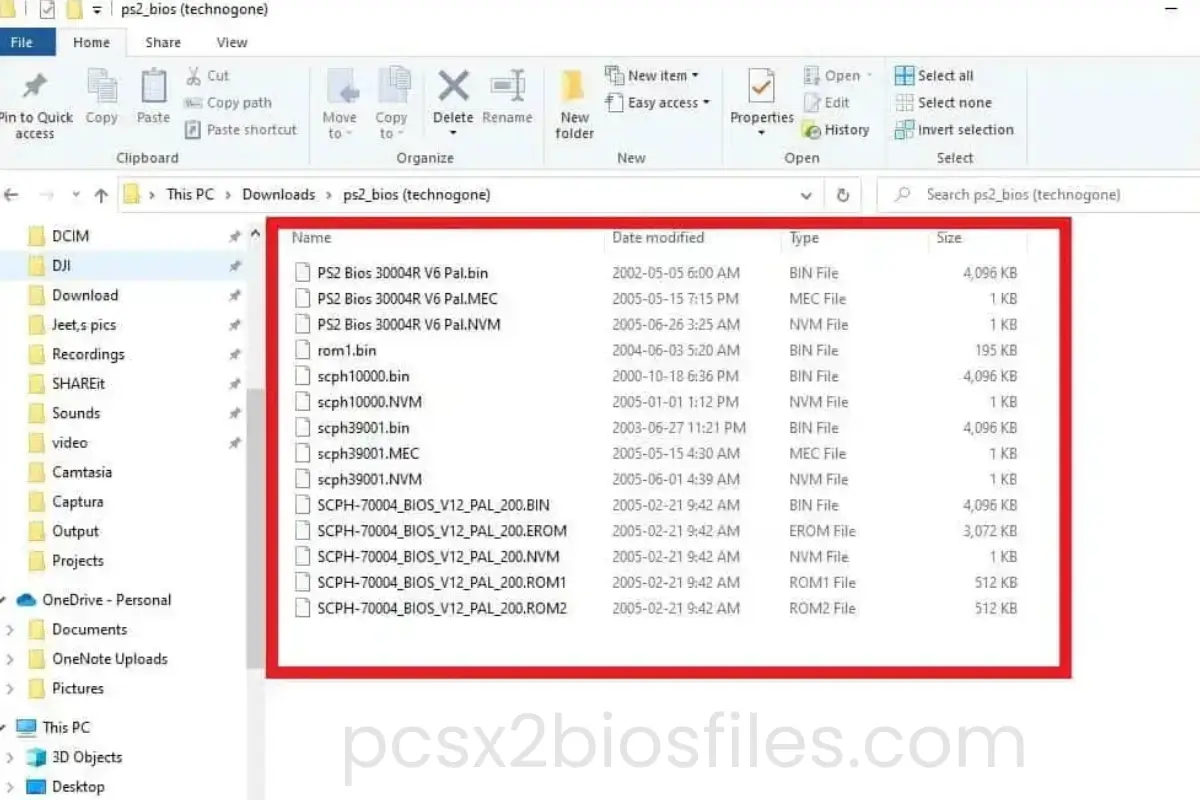 Types of PS2 BIOS Versions (SCPH Models and Regions)