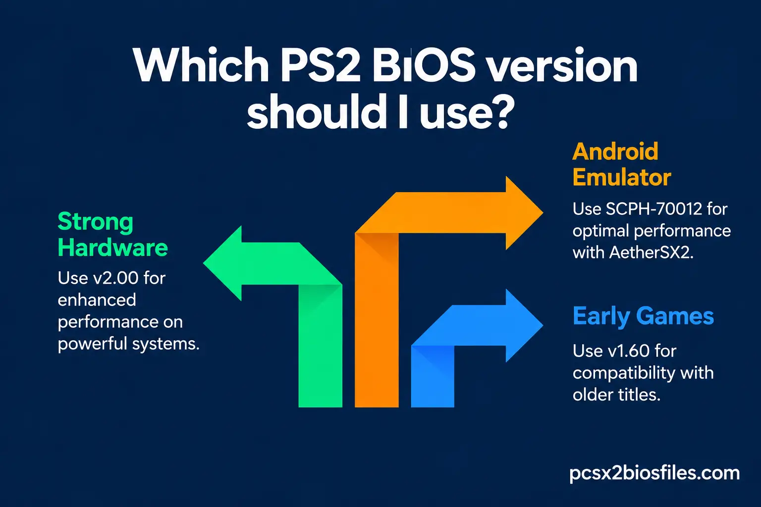 Which PS2 BIOS Should You Choose infographic